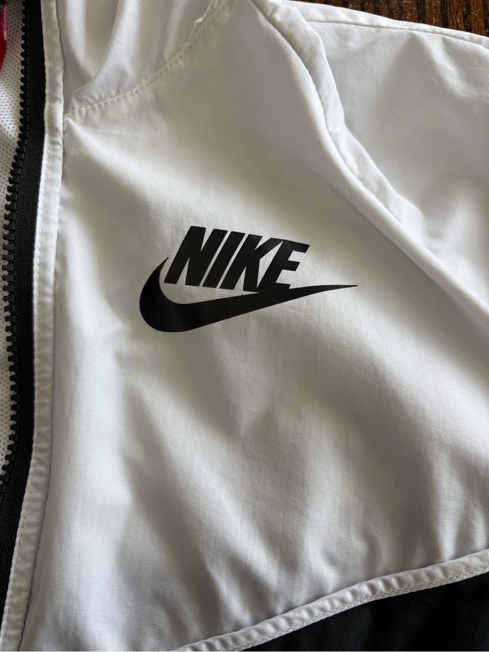 Nike Sportswear Windrunner Jacket Women’s Medium Windbreaker BlackWhite Full Zip - Picture 6 of 13